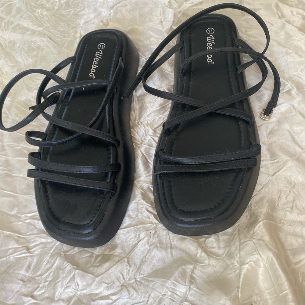 Strappy platform sandals